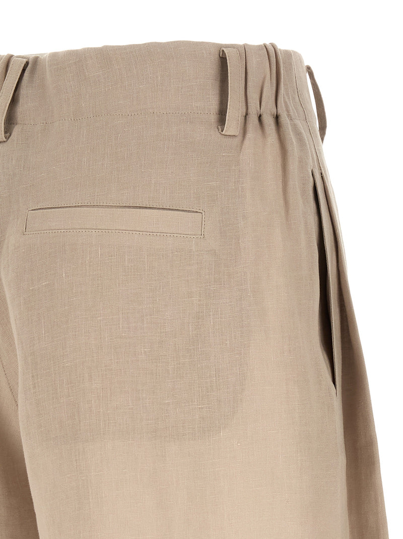 Brunello Cucinelli Linen Shorts | Urbalenti™ NYC