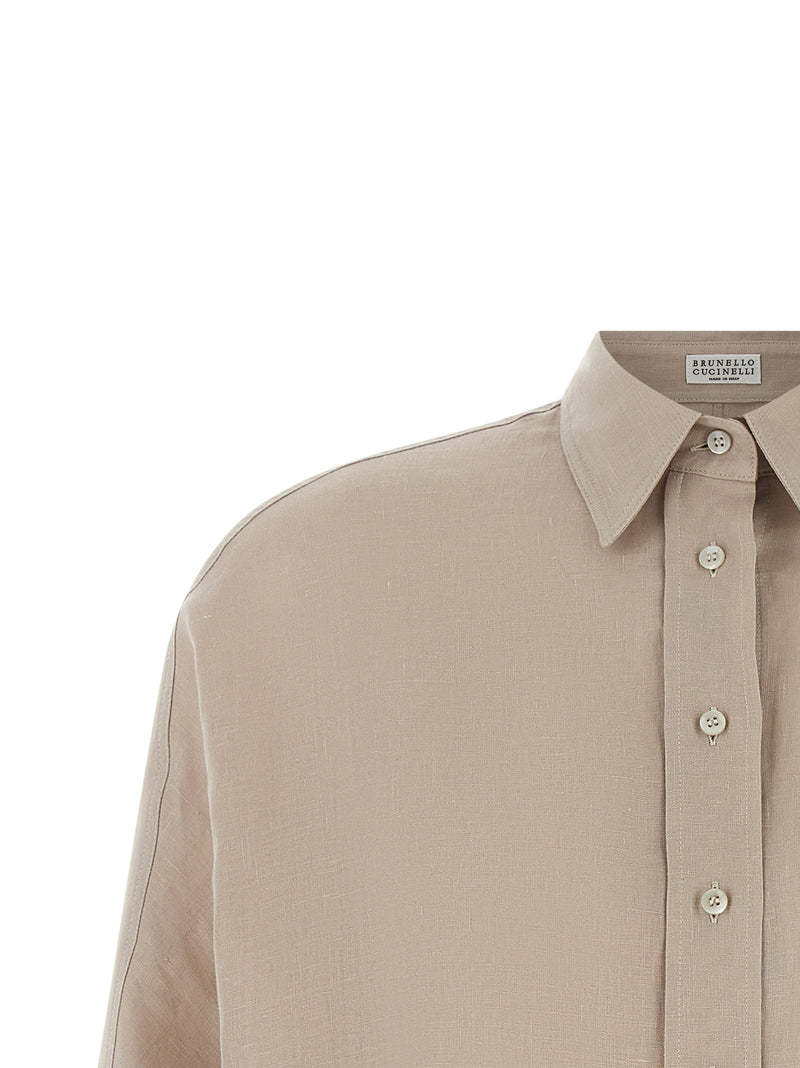Brunello Cucinelli Dazzling Cascade Cuffs Shirt | Urbalenti™ NYC