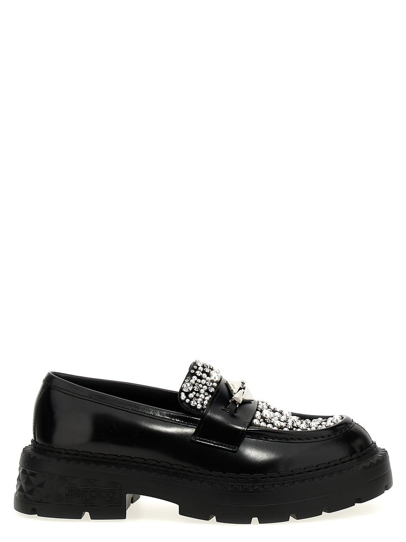 Jimmy Choo Marlow Diamond Loafers | Urbalenti™ NYC