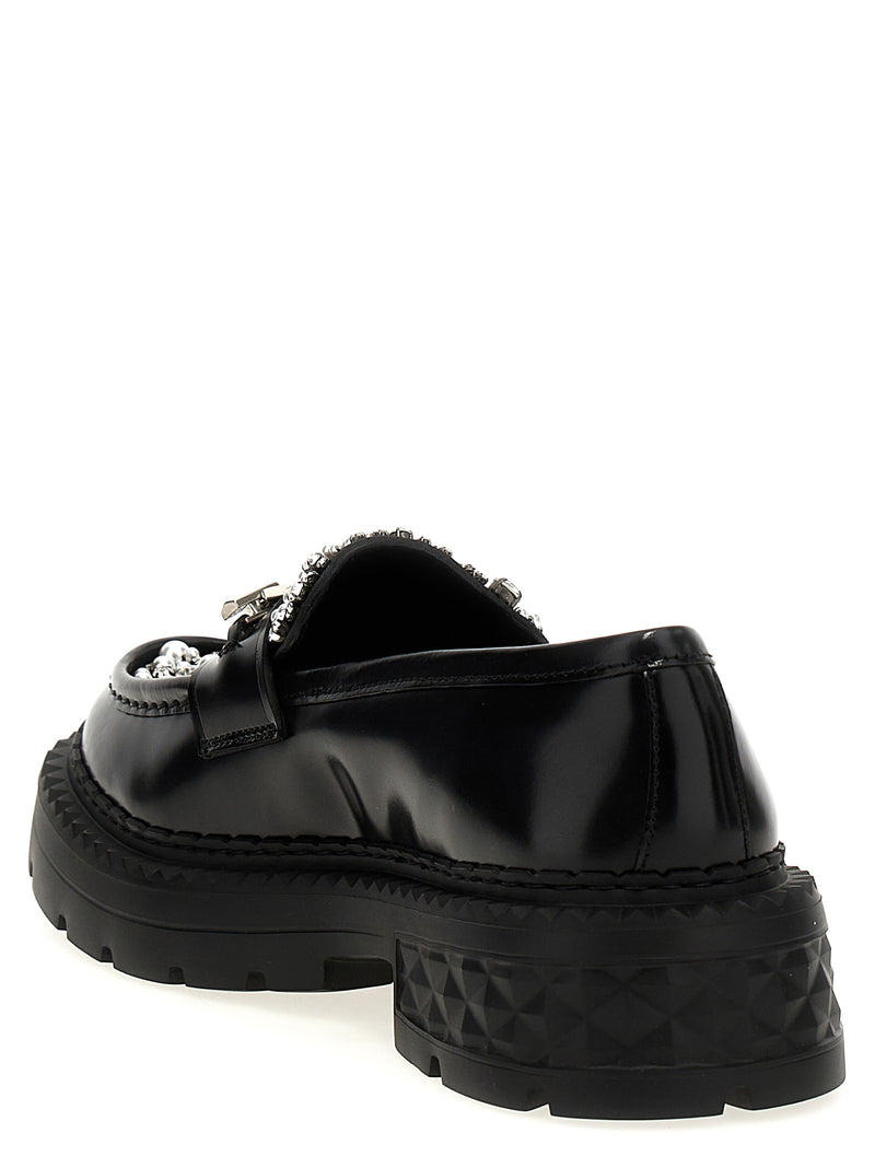 Jimmy Choo Marlow Diamond Loafers | Urbalenti™ NYC