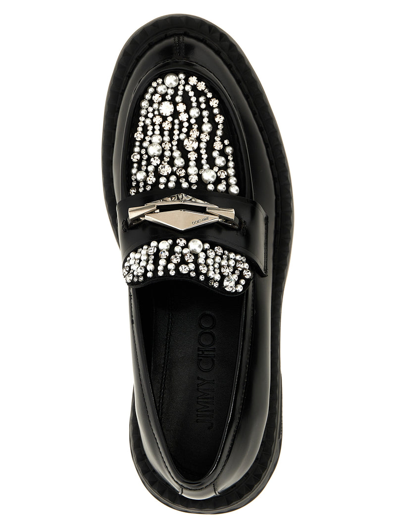 Jimmy Choo Marlow Diamond Loafers | Urbalenti™ NYC