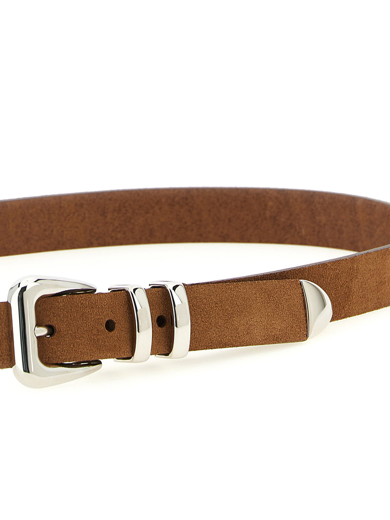 Brunello Cucinelli Brunello Cucinelli Metal Toe Cap Belt