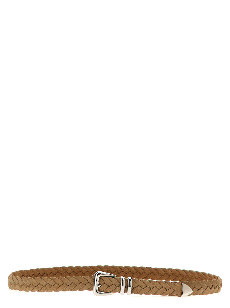 Brunello Cucinelli Braided Calfskin Belt | Urbalenti™ NYC