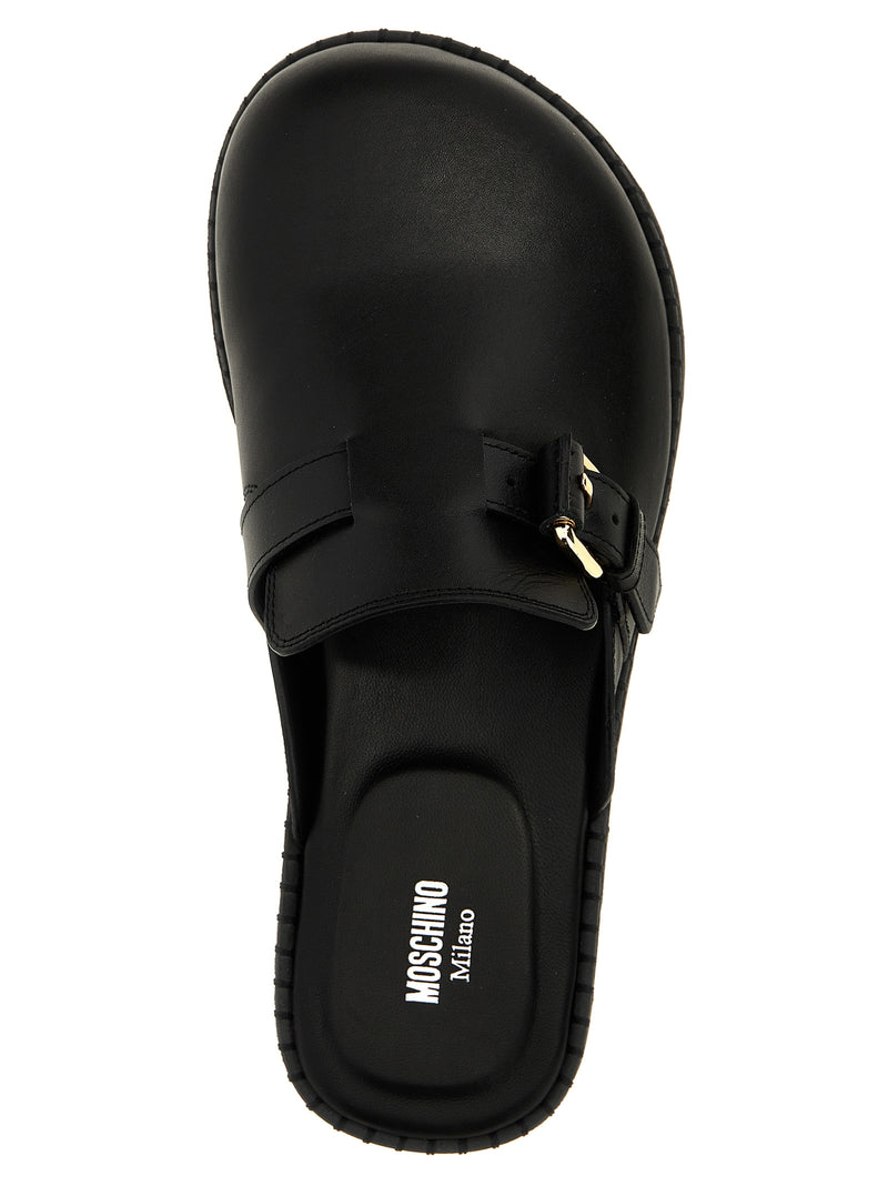 Moschino Birky Sabots | Urbalenti™ NYC