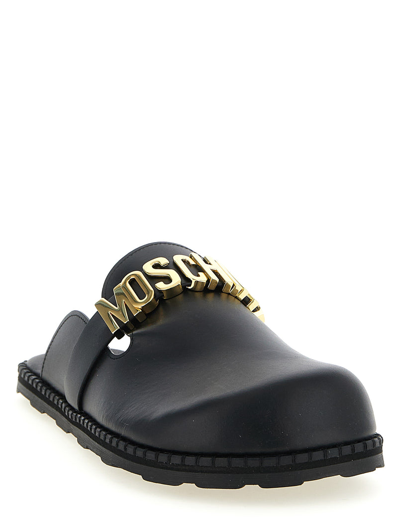 Moschino Moschino Leather Sabots