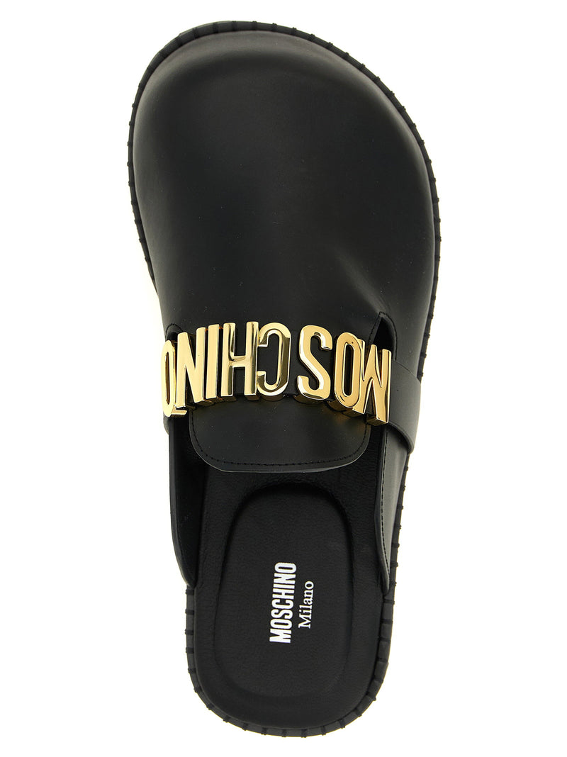 Moschino Moschino Leather Sabots
