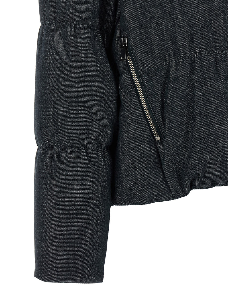 Brunello Cucinelli Brunello Cucinelli Denim-effect Twill Down Jacket
