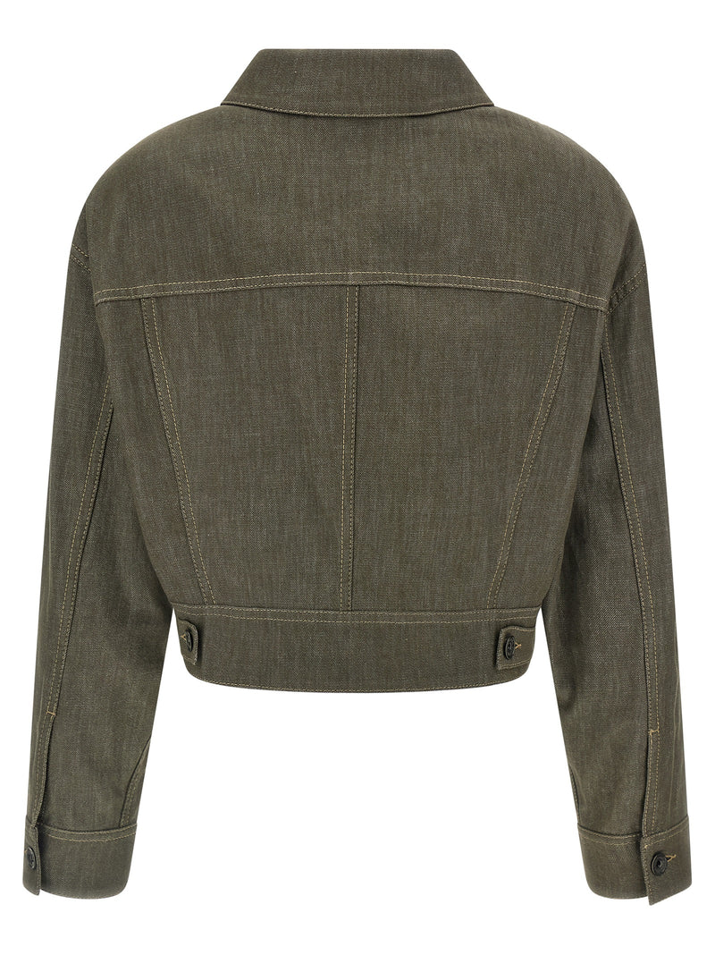 Brunello Cucinelli Cropped Jacket | Urbalenti™ NYC