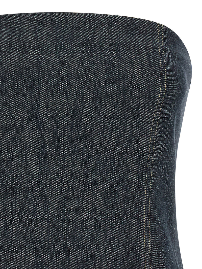 Brunello Cucinelli Denim Top | Urbalenti™ NYC