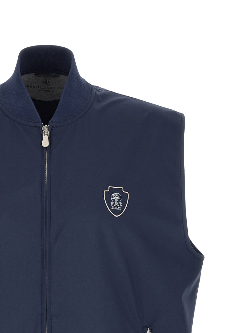 Brunello Cucinelli Logo Nylon Vest | Urbalenti™ NYC