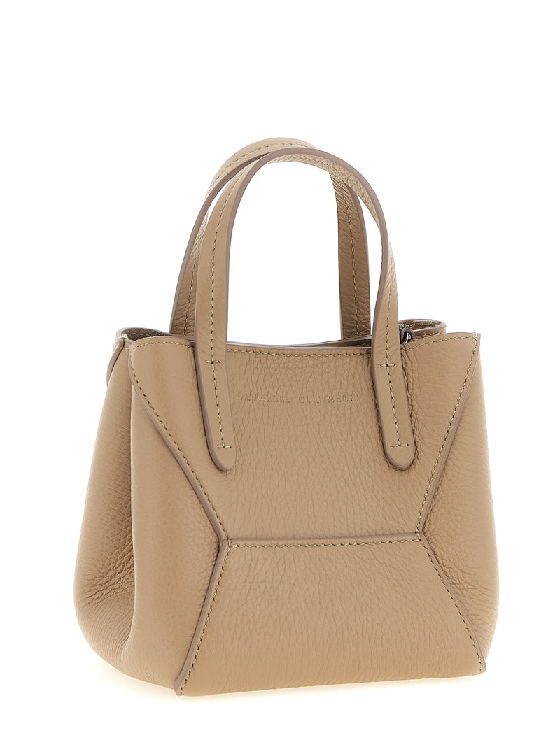 Brunello Cucinelli Bc Duo Mini Handbag - Leather Mini - Style 5C2767 | URBALENTI™