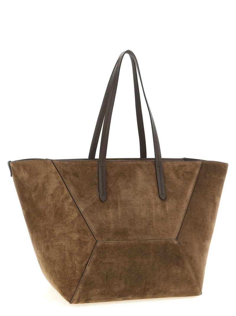 Brunello Cucinelli Bc Duo Maxi Shoulder Bag | Urbalenti™ NYC