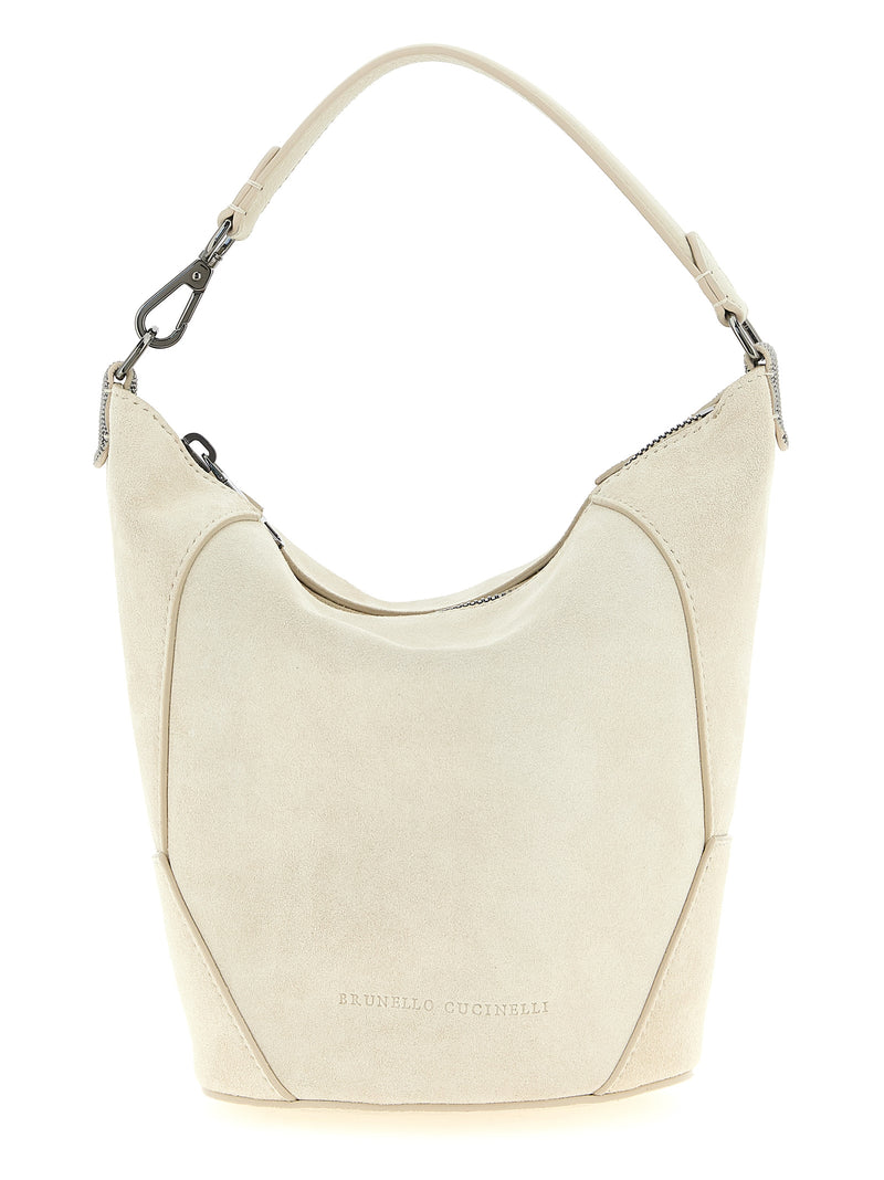 Brunello Cucinelli Suede Handbag | URBALENTI™