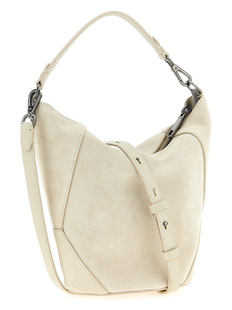 Brunello Cucinelli Suede Handbag | URBALENTI™