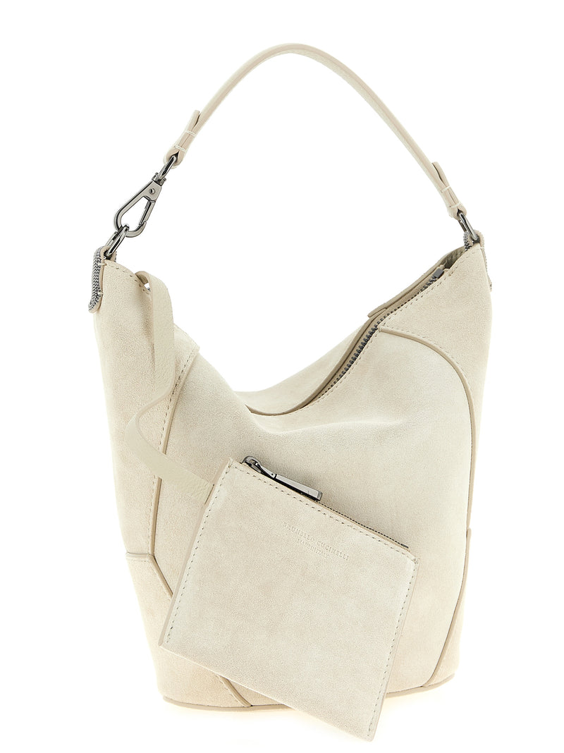 Brunello Cucinelli Suede Handbag | URBALENTI™