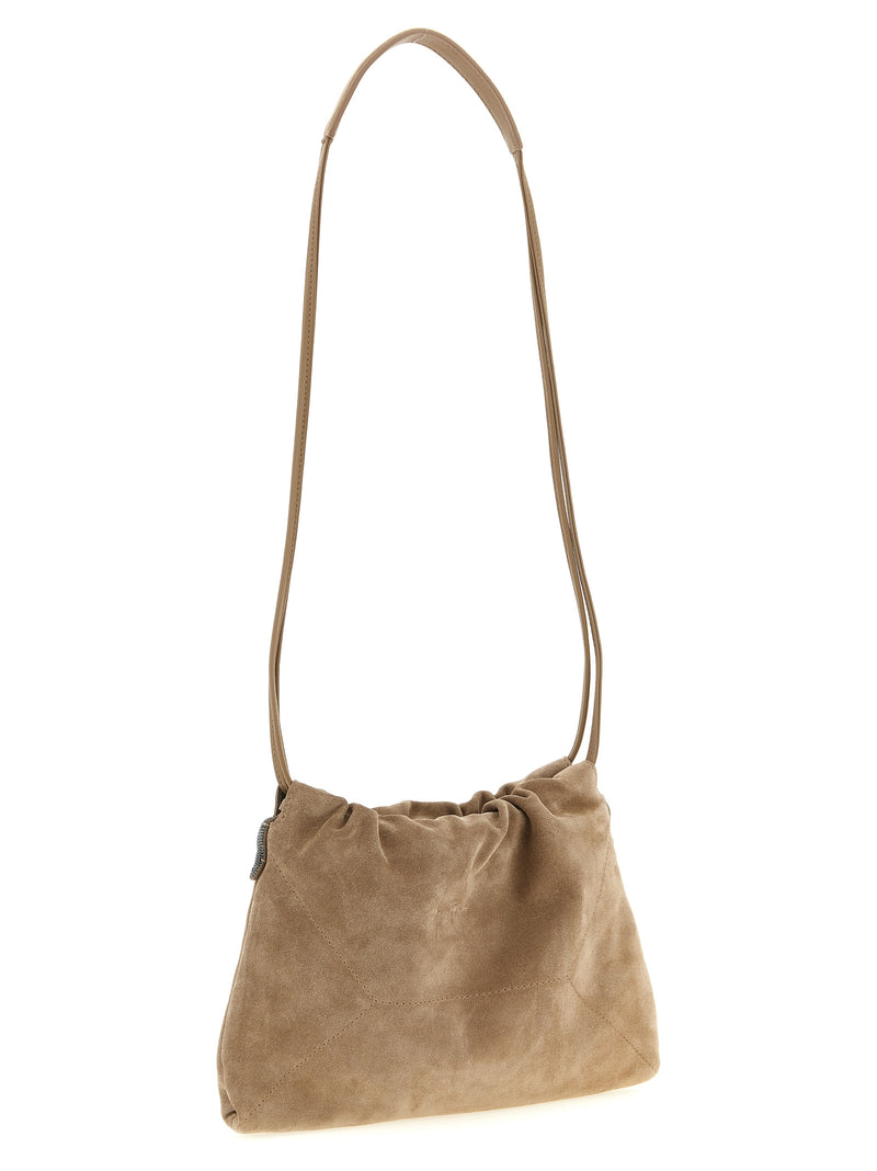 Brunello Cucinelli Bc Duo Pouch - Suede - Style 8C2767 | Urbalenti | Urb... | Urbalenti™ NYC