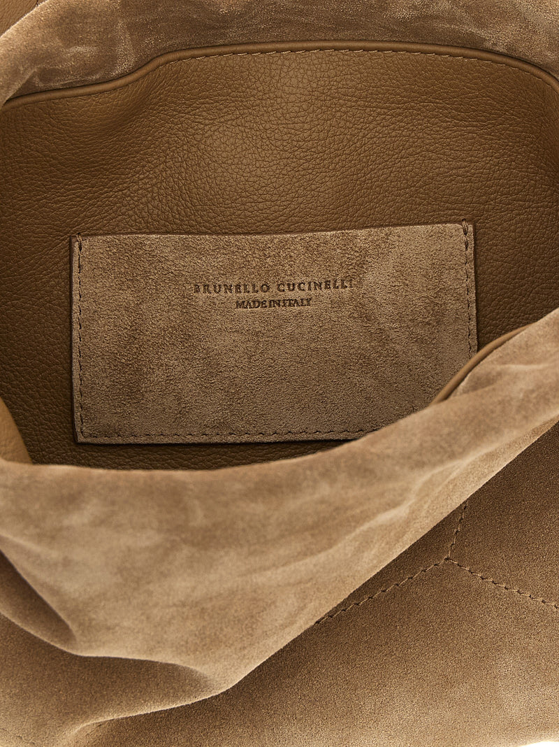 Brunello Cucinelli Bc Duo Pouch - Suede - Style 8C2767 | Urbalenti | Urb... | Urbalenti™ NYC