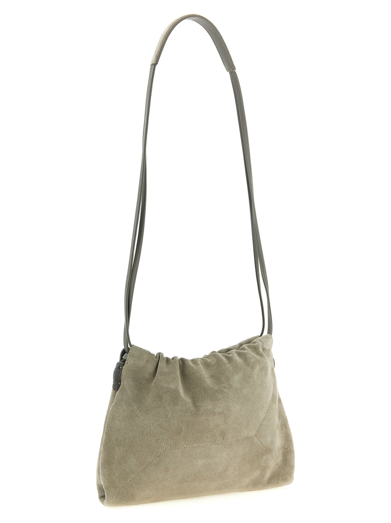 Brunello Cucinelli Bc Duo Pouch - Suede - Style 8C8850 | Urbalenti | Urb... | Urbalenti™ NYC