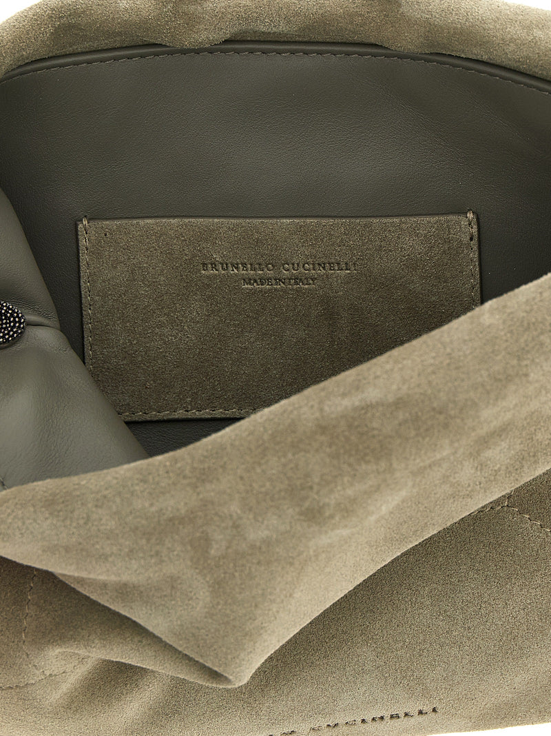 Brunello Cucinelli Bc Duo Pouch - Suede - Style 8C8850 | Urbalenti | Urb... | Urbalenti™ NYC