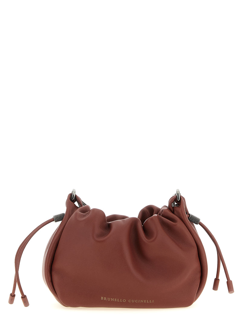 Brunello Cucinelli Bucket Mellow Mini Crossbody Bag | Urbalenti | Urbale... | Urbalenti™ NYC