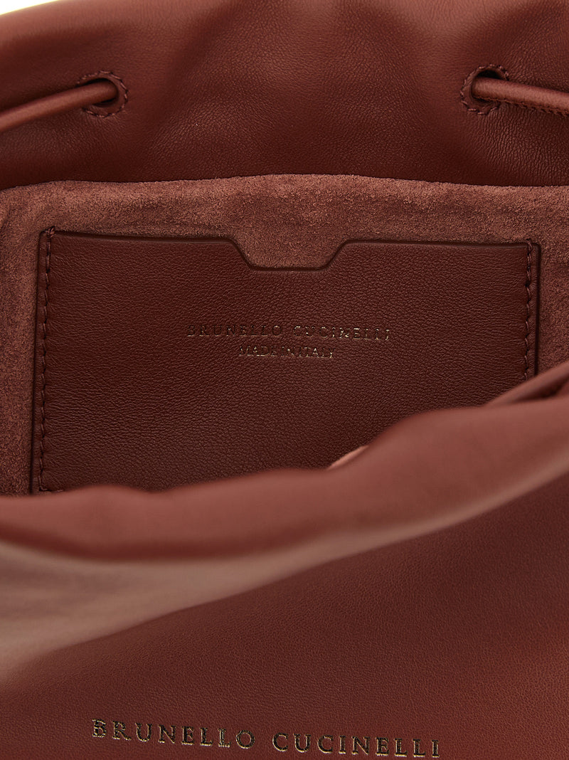 Brunello Cucinelli Bucket Mellow Mini Crossbody Bag | Urbalenti | Urbale... | Urbalenti™ NYC
