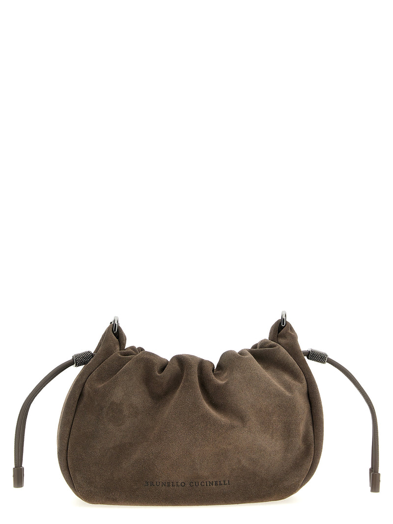 Brunello Cucinelli Brunello Cucinelli Bolso bandolera mini Bucket Mellow