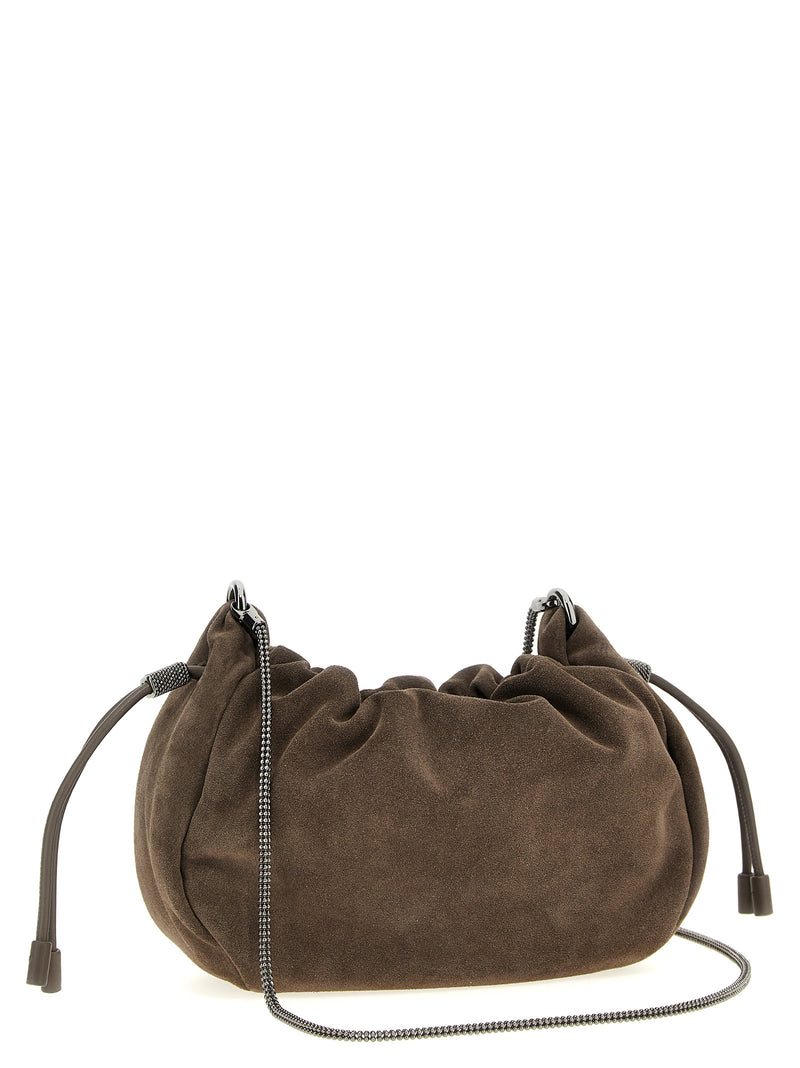 Brunello Cucinelli Brunello Cucinelli Bolso bandolera mini Bucket Mellow