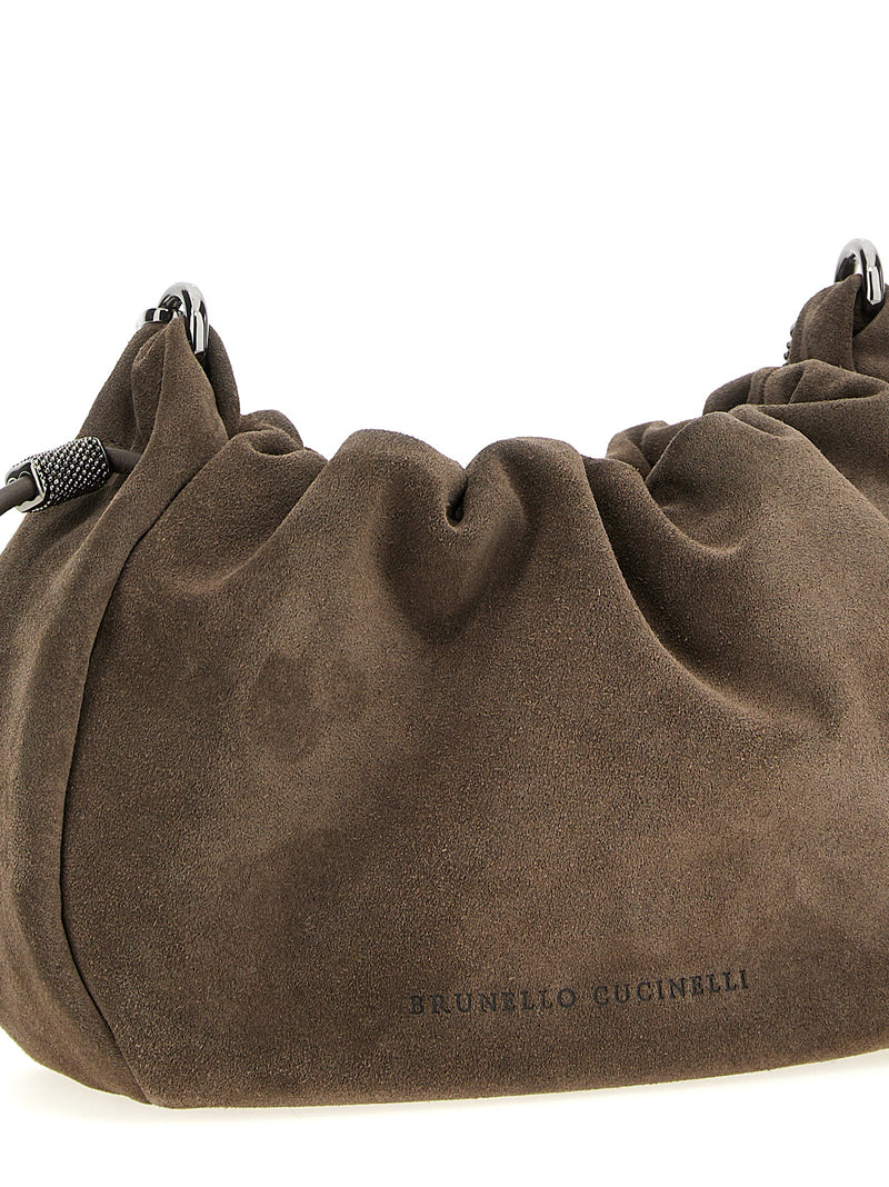 Brunello Cucinelli Brunello Cucinelli Bolso bandolera mini Bucket Mellow
