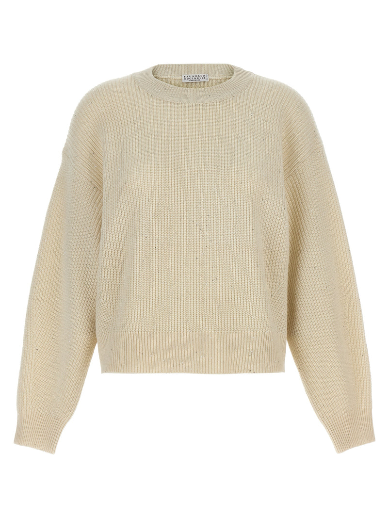 Brunello Cucinelli Sequin Sweater | Urbalenti™ NYC