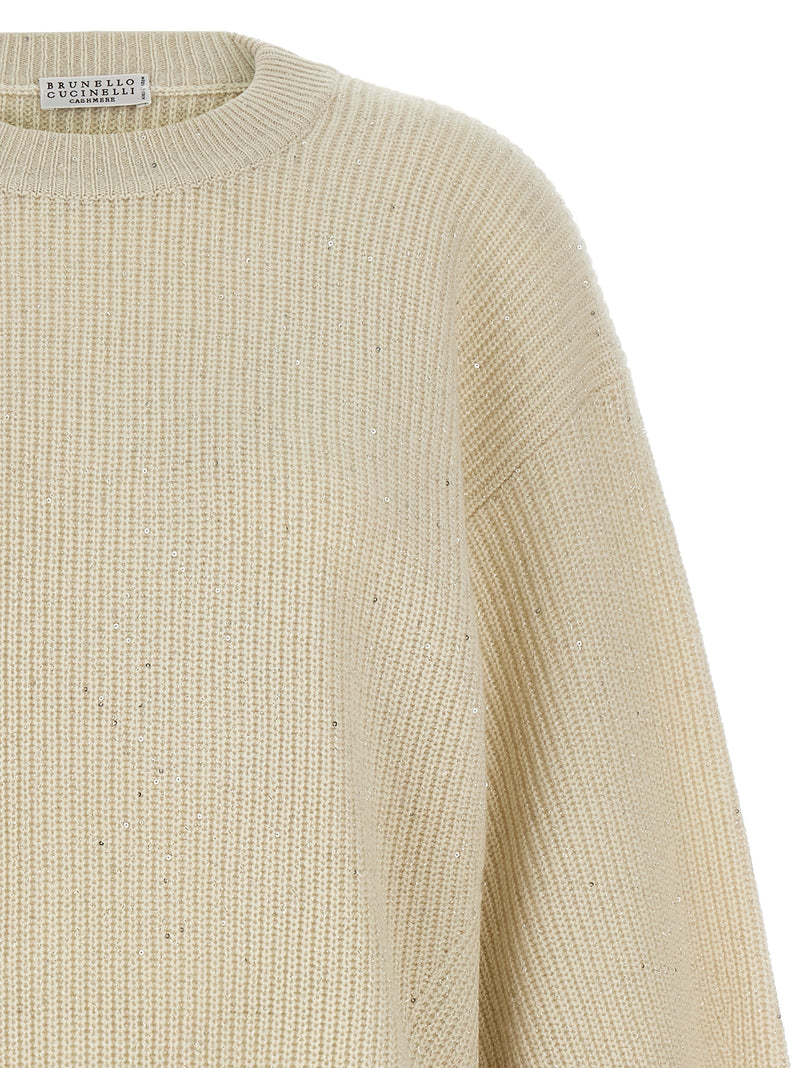 Brunello Cucinelli Sequin Sweater | Urbalenti™ NYC