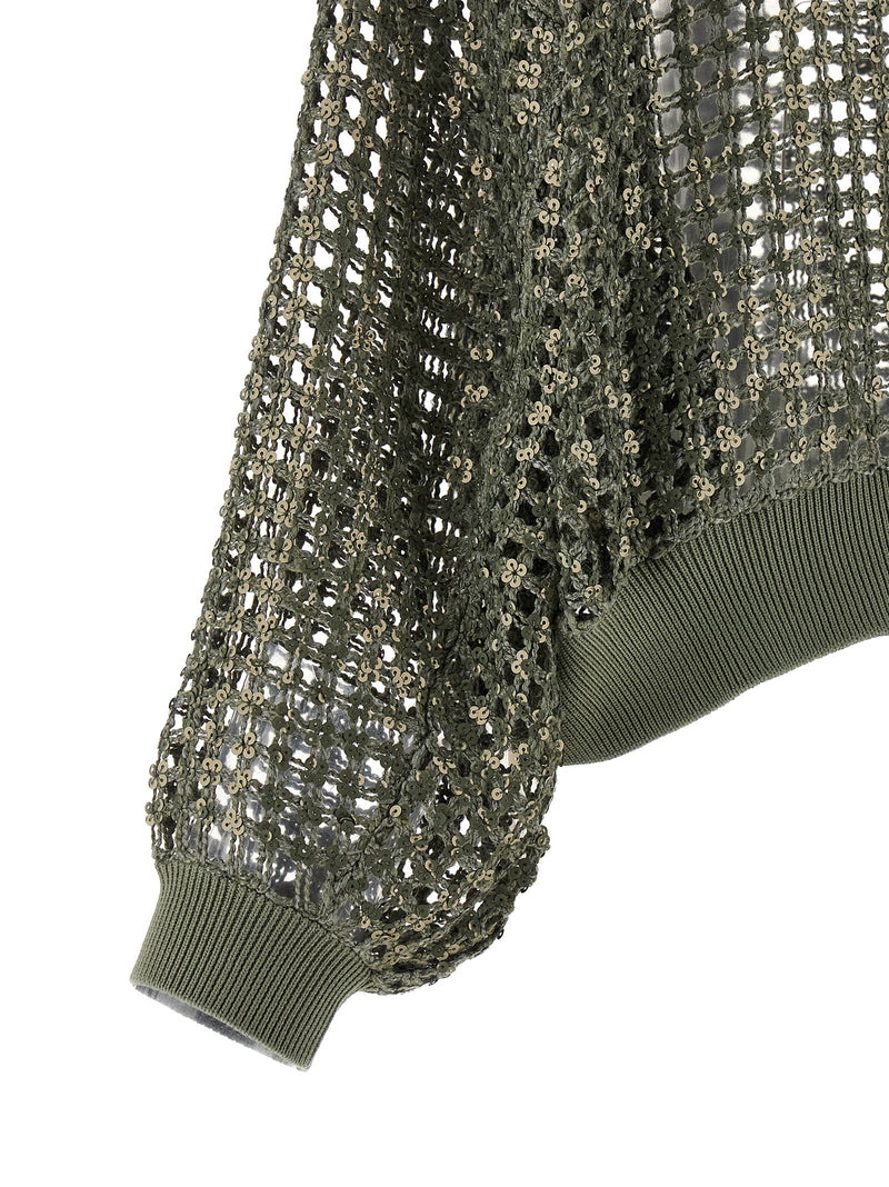 Brunello Cucinelli Dazzling Net Embroidery Cardigan | Urbalenti | Urbale... | Urbalenti™ NYC