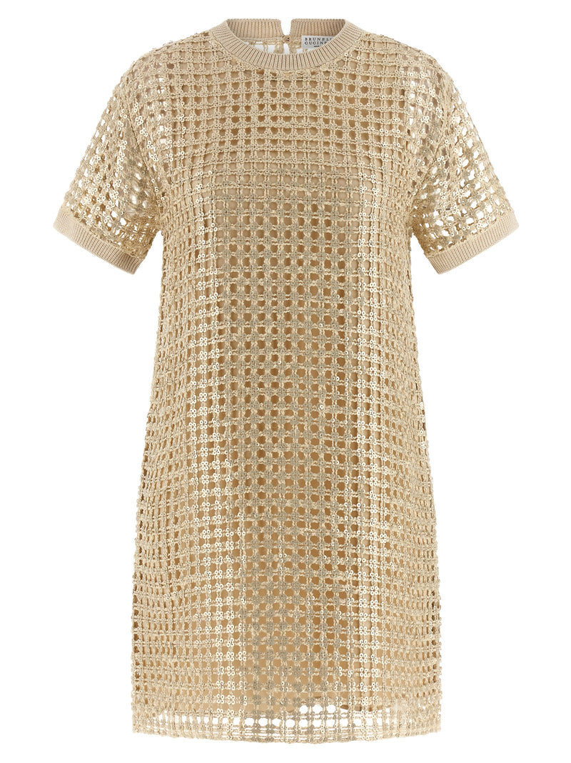 Brunello Cucinelli Dazzling Knit Dress | Urbalenti™ NYC