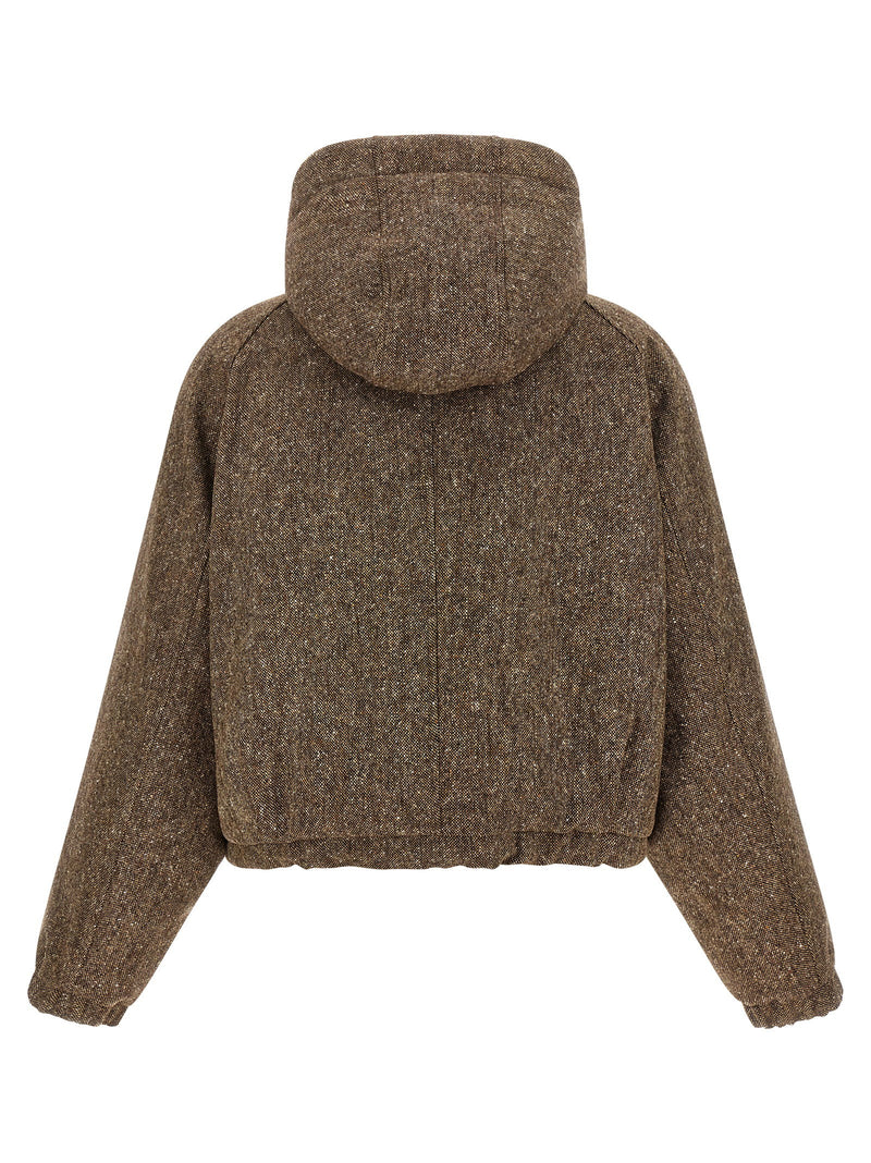 Brunello Cucinelli Brunello Cucinelli Donegal Tweed Down Jacket