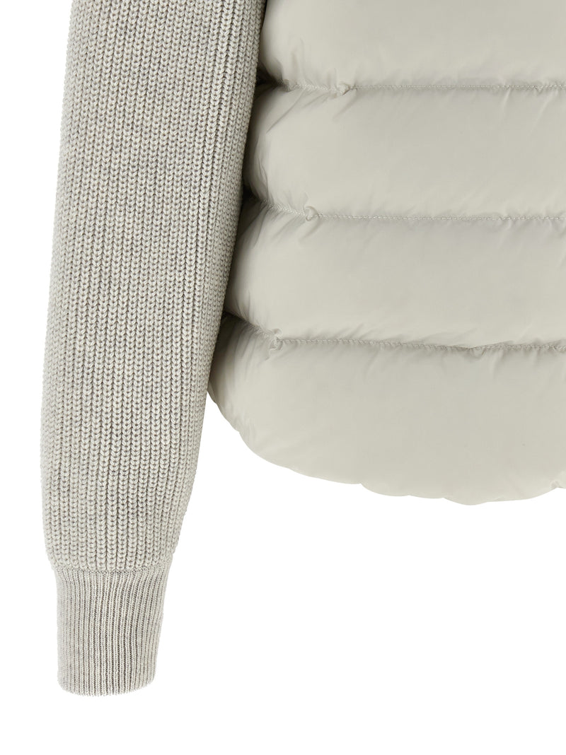 Brunello Cucinelli Shiny Flap Detail Down Jacket | Ur... | Urbalenti™ NYC