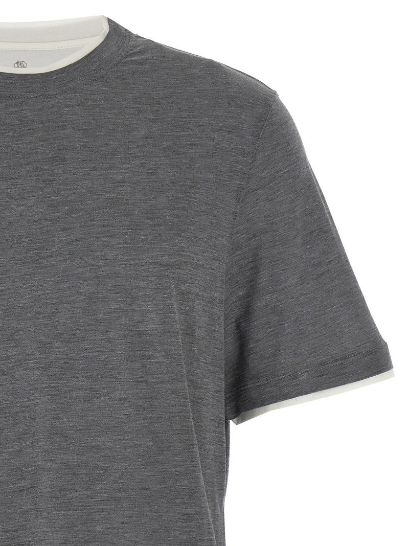 Brunello Cucinelli Brunello Cucinelli Layered T-shirt