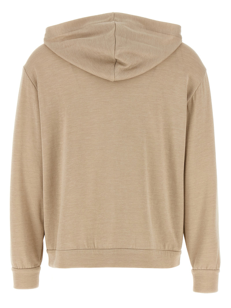 Brunello Cucinelli Precious Zipper Pull Hoodie | Urba... | Urbalenti™ NYC