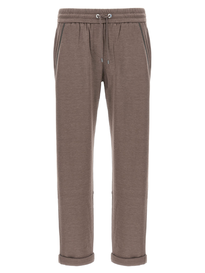 Brunello Cucinelli Shiny Pocket Detail Joggers Variant 2 | Urbalenti™ NYC