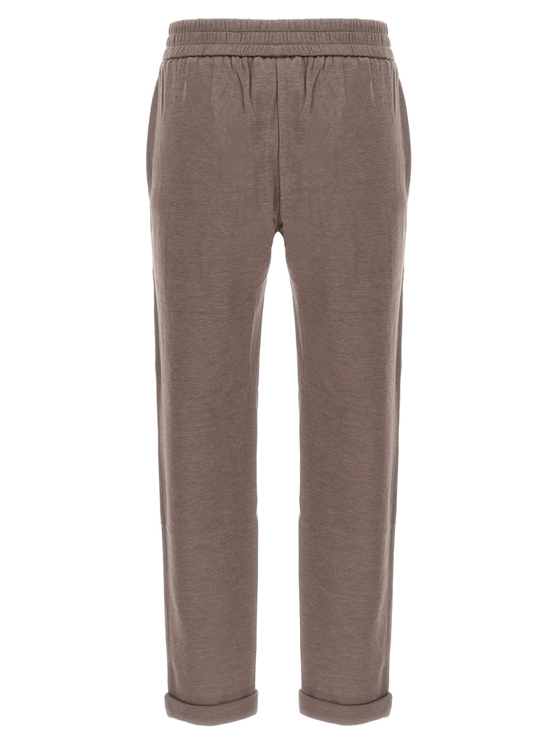 Brunello Cucinelli Shiny Pocket Detail Joggers Variant 2 | Urbalenti™ NYC
