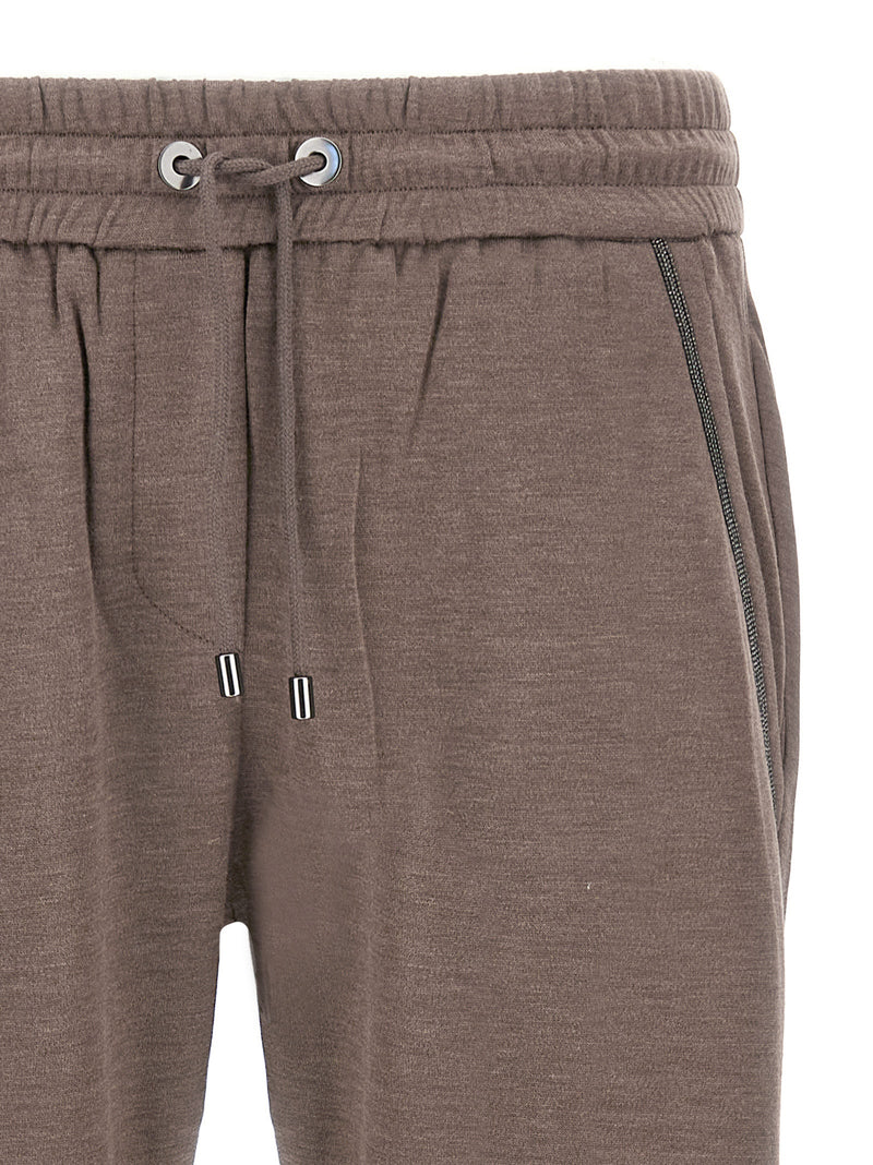Brunello Cucinelli Shiny Pocket Detail Joggers Variant 2 | Urbalenti™ NYC