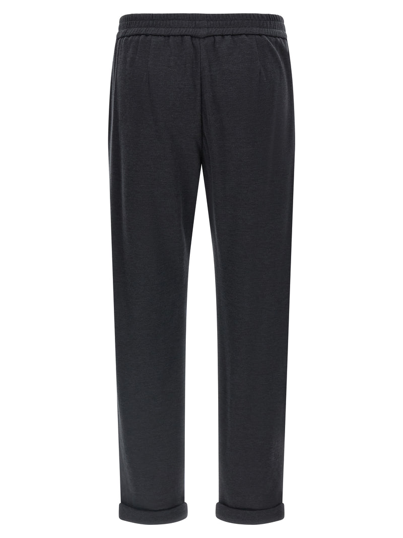 Brunello Cucinelli Brunello Cucinelli Shiny Pocket Detail Joggers