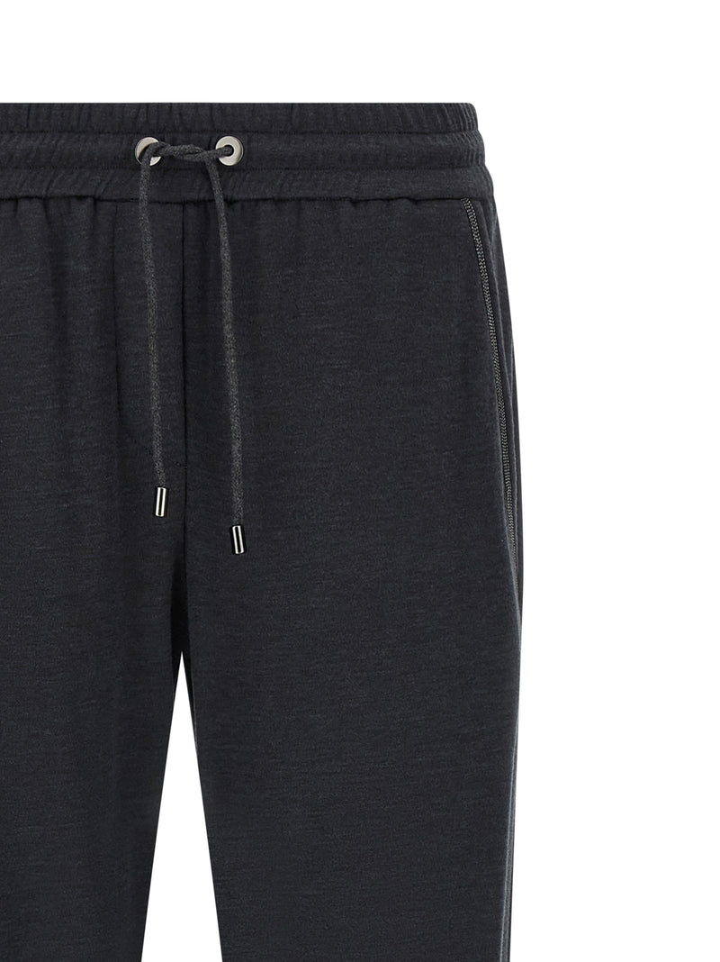 Brunello Cucinelli Brunello Cucinelli Shiny Pocket Detail Joggers