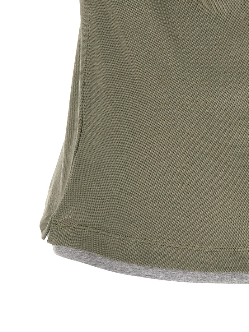 Brunello Cucinelli Brunello Cucinelli Faux Layering Polo Shirt