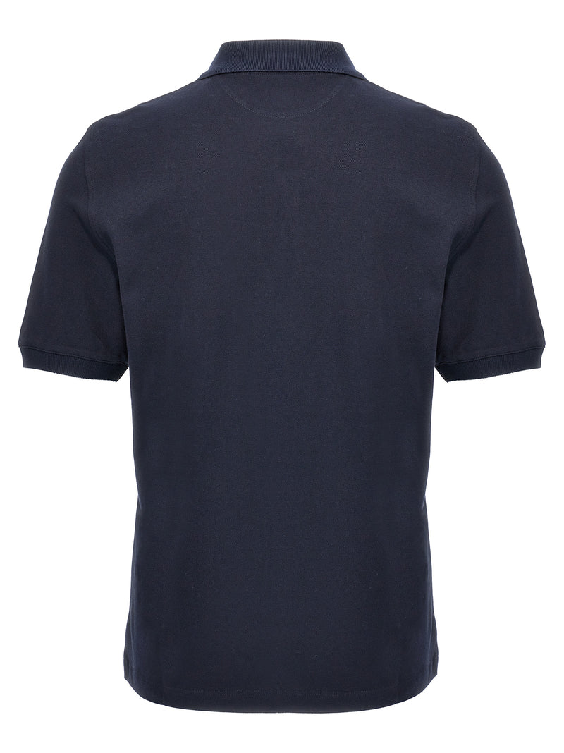 Brunello Cucinelli Brunello Cucinelli Logo Piqué Polo Shirt