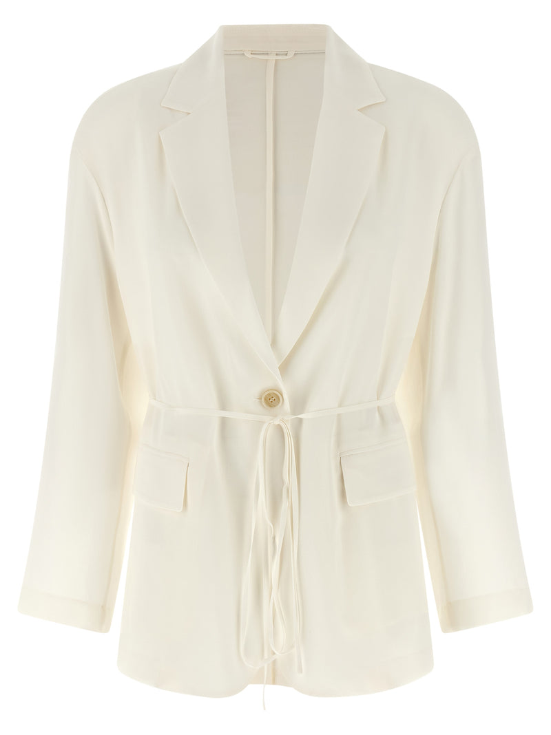 Brunello Cucinelli Silk Blazer | Urbalenti™ NYC
