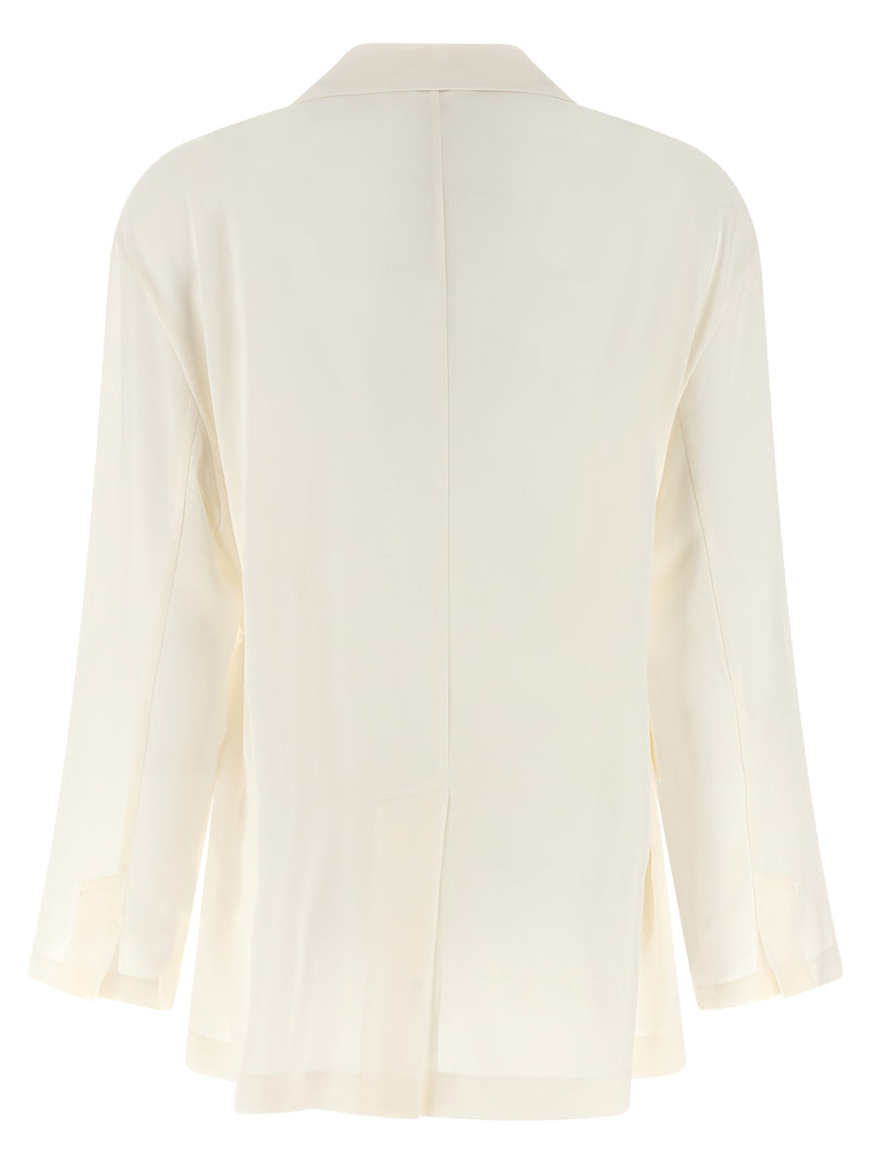 Brunello Cucinelli Silk Blazer | Urbalenti™ NYC