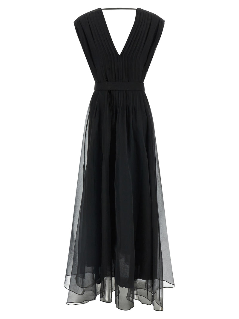 Brunello Cucinelli Silk Dress - Silk Sleeveless - Style 36C101 | Urbalen... | Urbalenti™ NYC