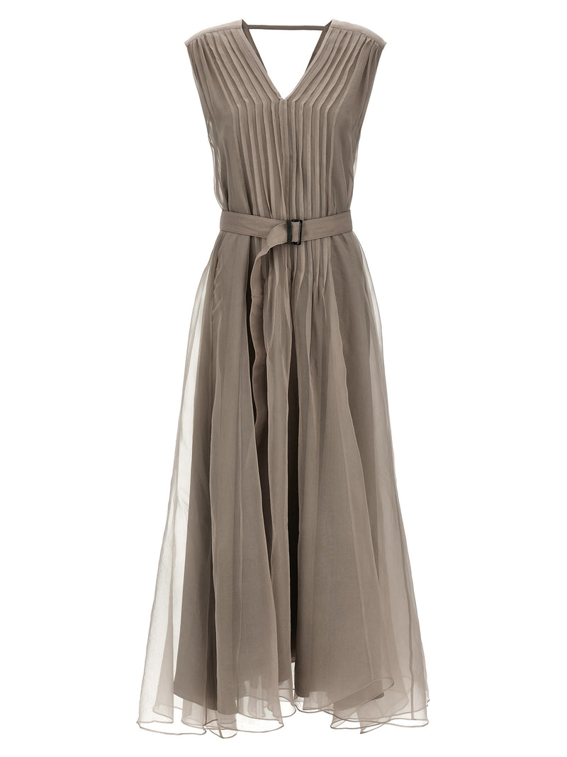 Brunello Cucinelli Silk Dress | Urbalenti™ NYC