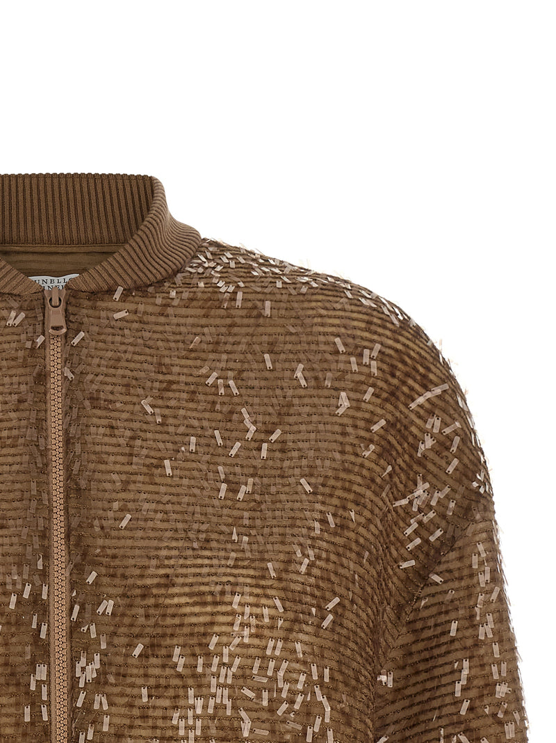 Brunello Cucinelli Zip Cardigan | Urbalenti™ NYC