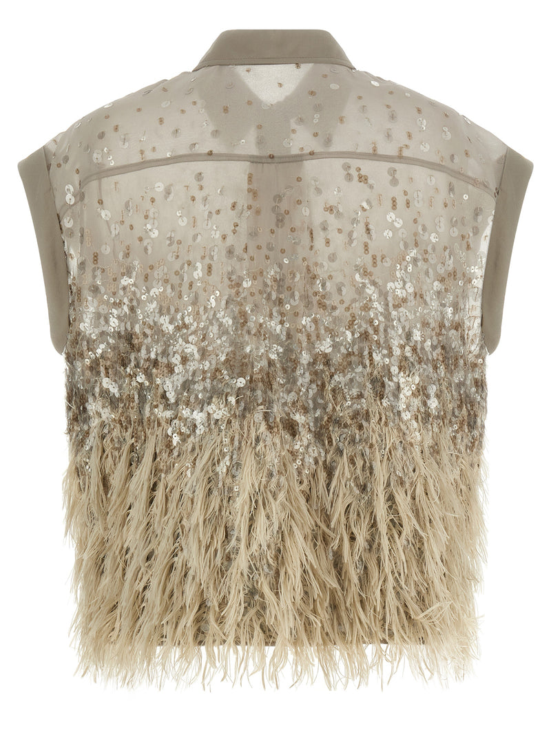 Brunello Cucinelli Short-sleeved Shirt | Urbalenti™ NYC