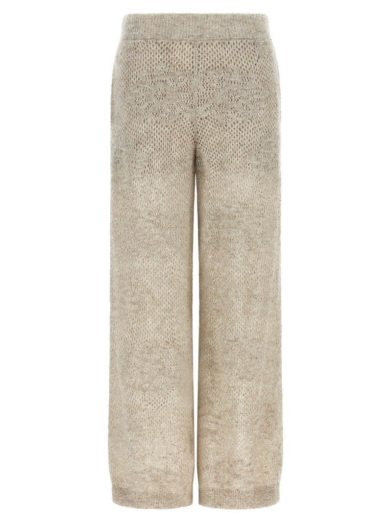 Brunello Cucinelli Brunello Cucinelli Dazzling Abstact Leaf Pants